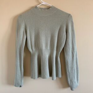 Simons Sage Green Turtleneck Sweater